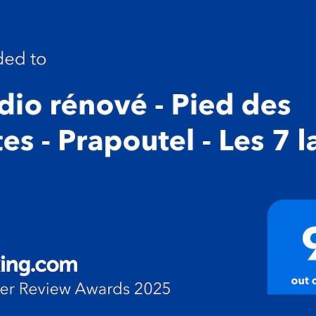 Studio Renove - Pied Des Pistes - Prapoutel - Les 7 Laux Les Adrets Bagian luar foto